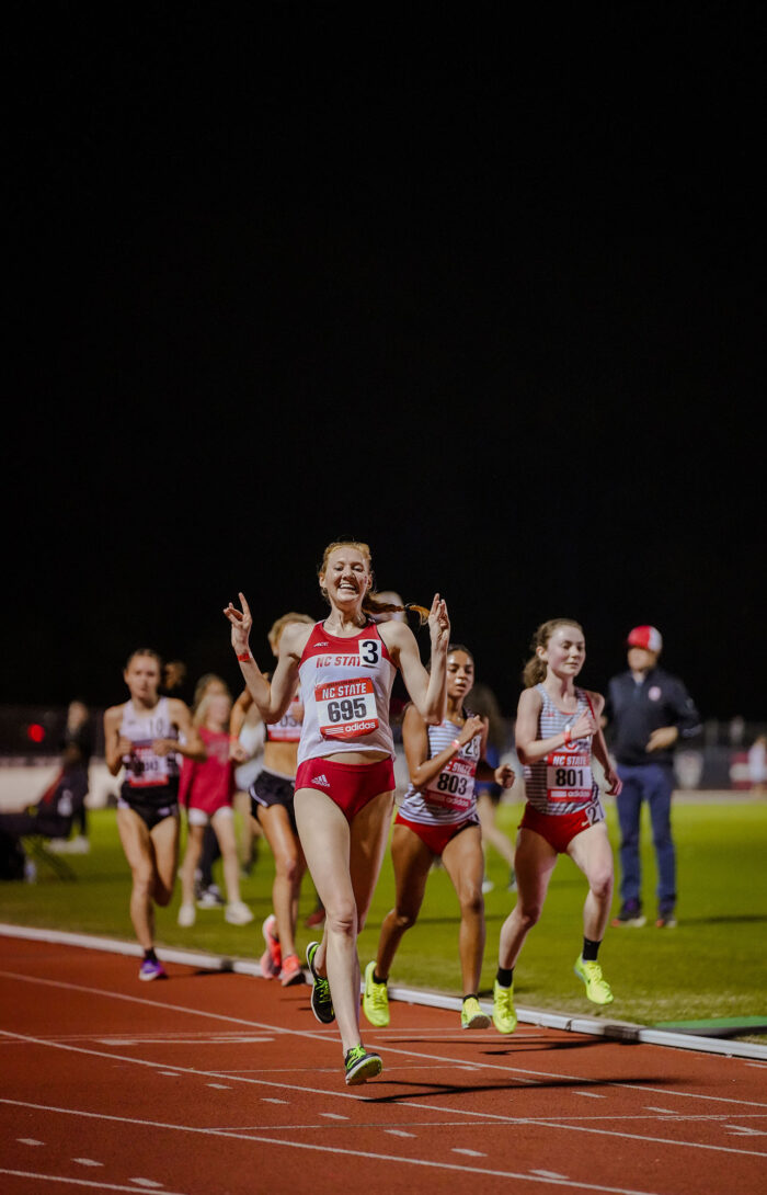 NC State University Allie Hays’ 10k time of 32:21.13 at Raleigh Relays earns her USTFCCCA D1 National Female Athlete Of The Week accolades.