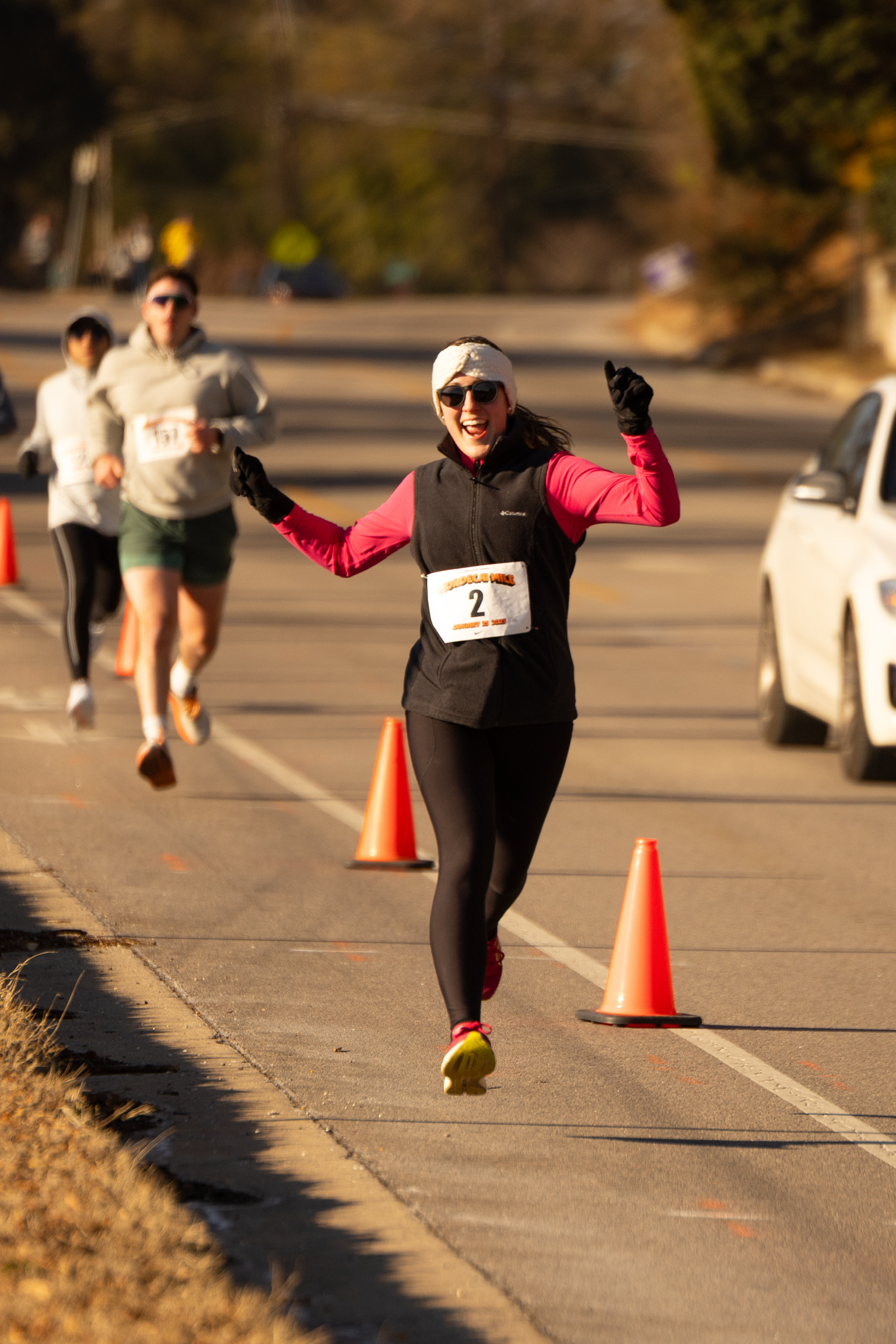 racing on a whim like a baddie. That's how we all should be looking.